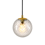 Modern pendant light with mouthblown glass CGG01