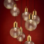 Modern ceiling light with mouthblown glass CGG03 - Image 4