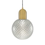 Modern ceiling light with mouthblown glass CGG03