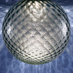 Modern ceiling light with mouthblown glass CGG03 - Image 2