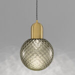 Modern ceiling light with mouthblown glass CGG04 - Image 6