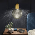 Modern ceiling light with mouthblown glass CGG04 - Image 2