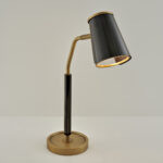 Modern brass table lamp with mesh diffuser TBM01 - Image 4