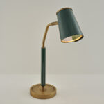 Modern brass table lamp with mesh diffuser TBM03 - Image 4