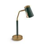Modern brass table lamp with mesh diffuser TBM03