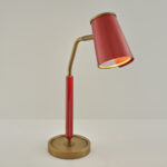 Modern brass table lamp with mesh diffuser TBM04 - Image 4