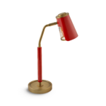 Modern brass table lamp with mesh diffuser TBM04