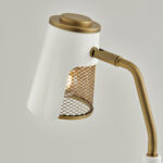 Modern brass table lamp with mesh diffuser TBM02 - Image 3