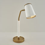Modern brass table lamp with mesh diffuser TBM02 - Image 4