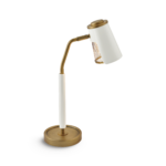 Modern brass table lamp with mesh diffuser TBM02