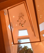 Decorative brass ceiling light with opal glass CBG07 - Image 5
