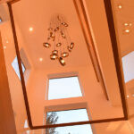 Decorative brass ceiling light with opal glass CBG07 - Image 2