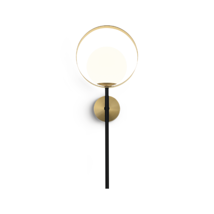 brass wall lamp,modern wall lamp,opal glass wall light,brass wall sconce,bedroom wall lamp,hotel wall lighting