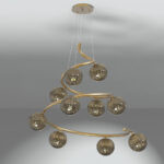 Custom custom chandelier with glass globes CNG01 - Image 11