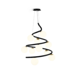 Custom custom chandelier with glass globes CNG01