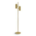 Decorative bronze floor lamp with opal glass FBG01