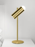 Decorative bronze desk lamp with opal glass DBG04 - Image 3