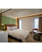 Decorative bronze wall lamp with opal glass WBG09 - Image 8