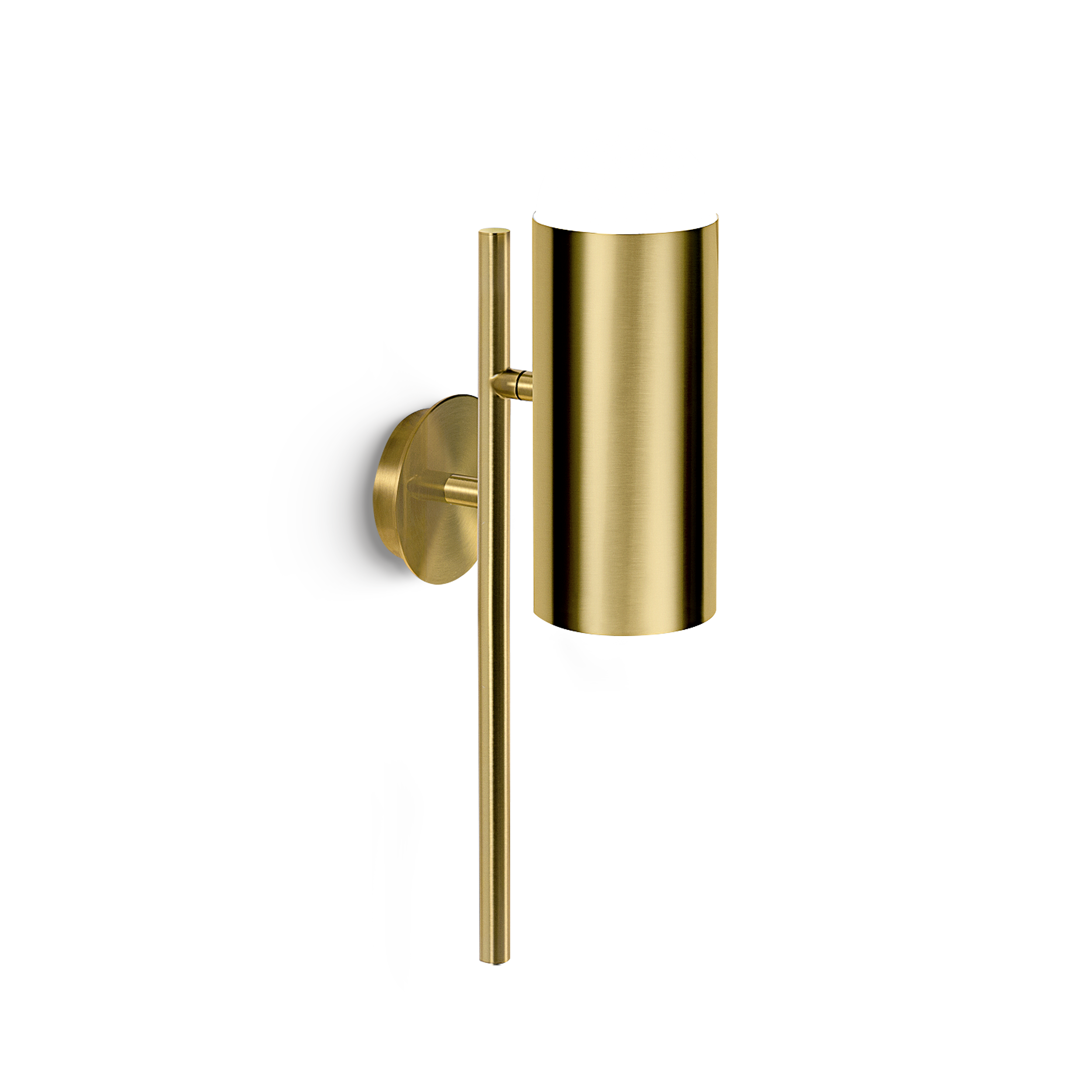 hy-77-w1-brb-primary Decorative bronze wall lamp with opal glass WBG09 - Image 1
