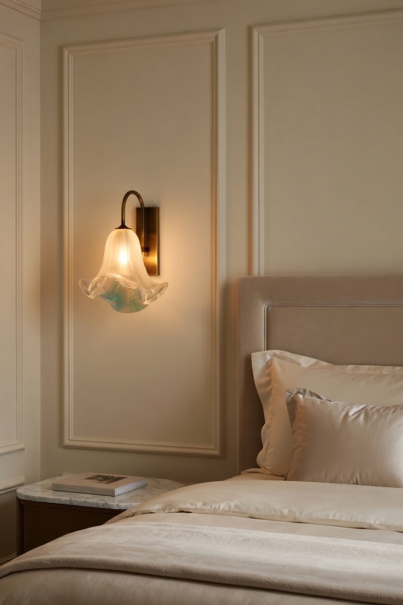 Murano Bell sconce white Bell Wall Sconce Collection - Image 4