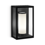 Modern black wall lamp with LED light WKL01