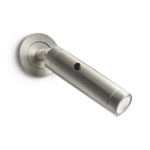 Modern black reading light with cylindrical head RKR47