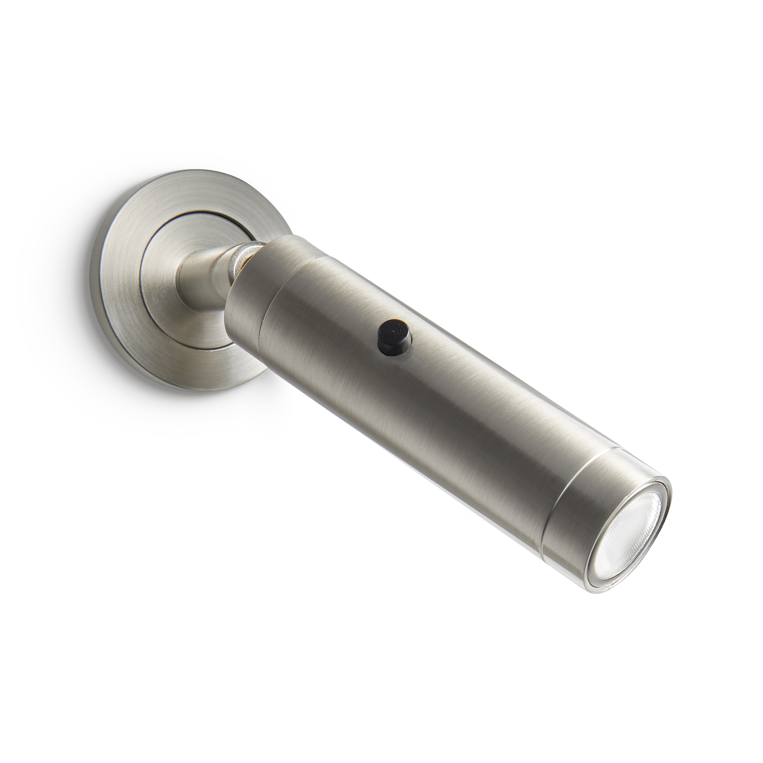 led-10-bn-primary Modern black reading light with cylindrical head RKR47 - Image 1