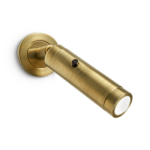 Modern black reading light with cylindrical head RKR17