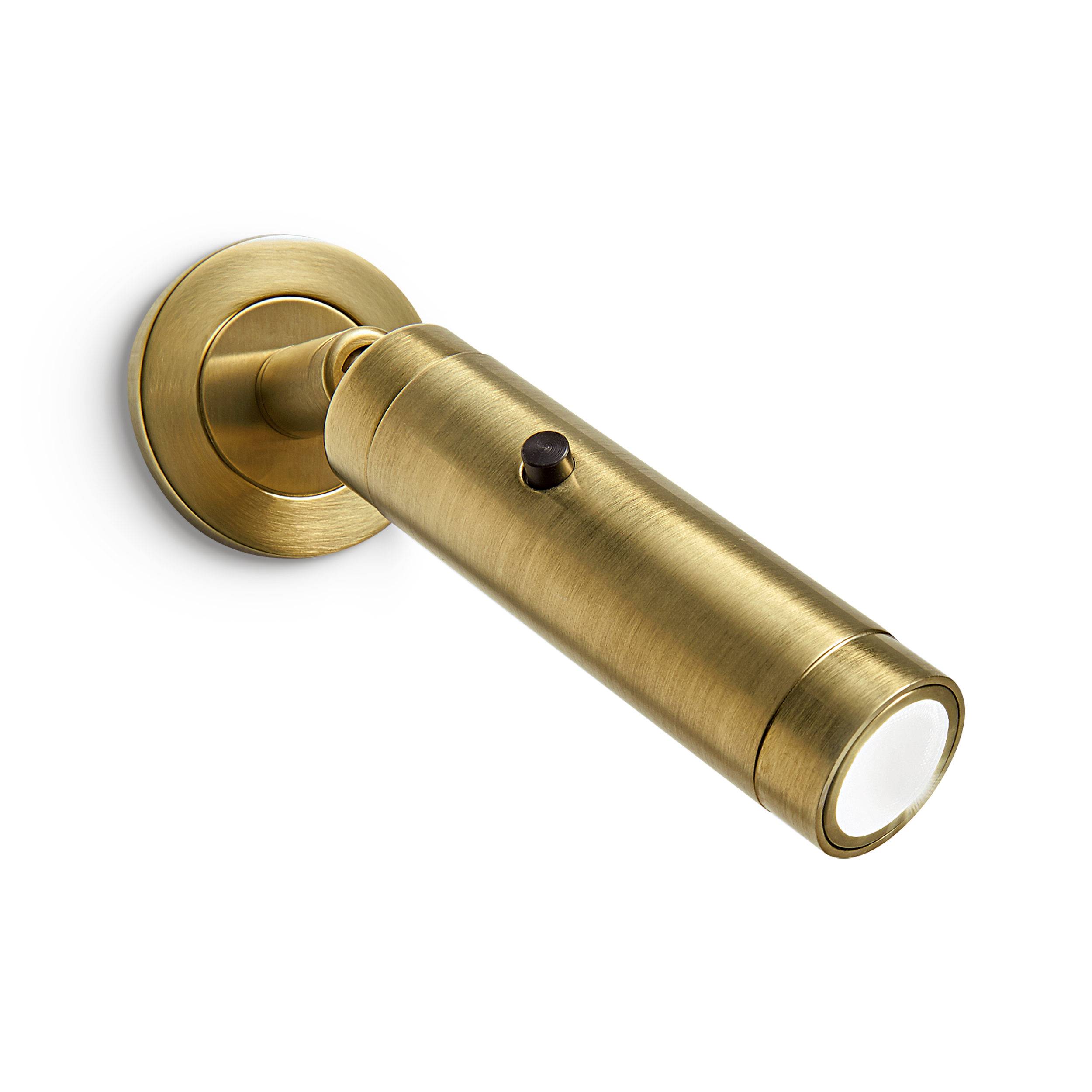 led-10-brb-primary Modern black reading light with cylindrical head RKR17 - Image 1