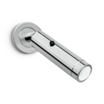 Modern black reading light with cylindrical head RKR18