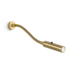 Modern black reading light with cylindrical head RKR37