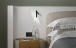 Minimalist black reading light with reeded detail RKR01 - Image 7
