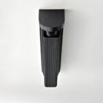 Minimalist black reading light with reeded detail RKR01 - Image 2