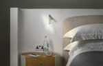 Minimalist nickel reading light with reeded detail RNR01 - Image 8