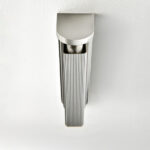 Minimalist nickel reading light with reeded detail RNR01 - Image 2