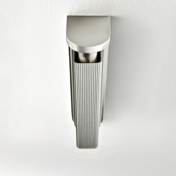 led-35-bn-secondary Minimalist nickel reading light with reeded detail RNR01 - Image 2