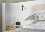 Minimalist bronze reading light with reeded detail RBR02 - Image 6