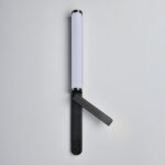 Modern black wall lamp with reading light WKR01 - Image 4