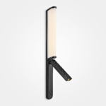 Modern black wall lamp with reading light WKR01