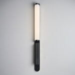 Modern black wall lamp with reading light WKR01 - Image 2