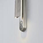 Modern nickel wall lamp with reading light WNR01 - Image 3