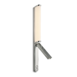 Modern nickel wall lamp with reading light WNR01