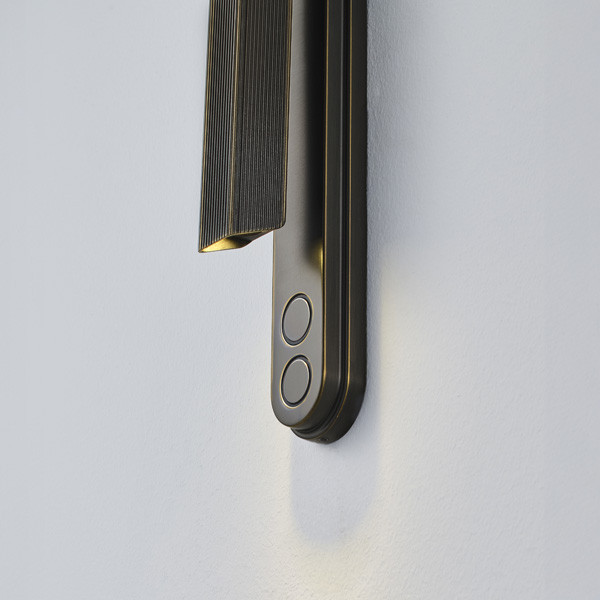 led-35-w1-ob-1 Modern bronze wall lamp with reading light WBR02 - Image 3