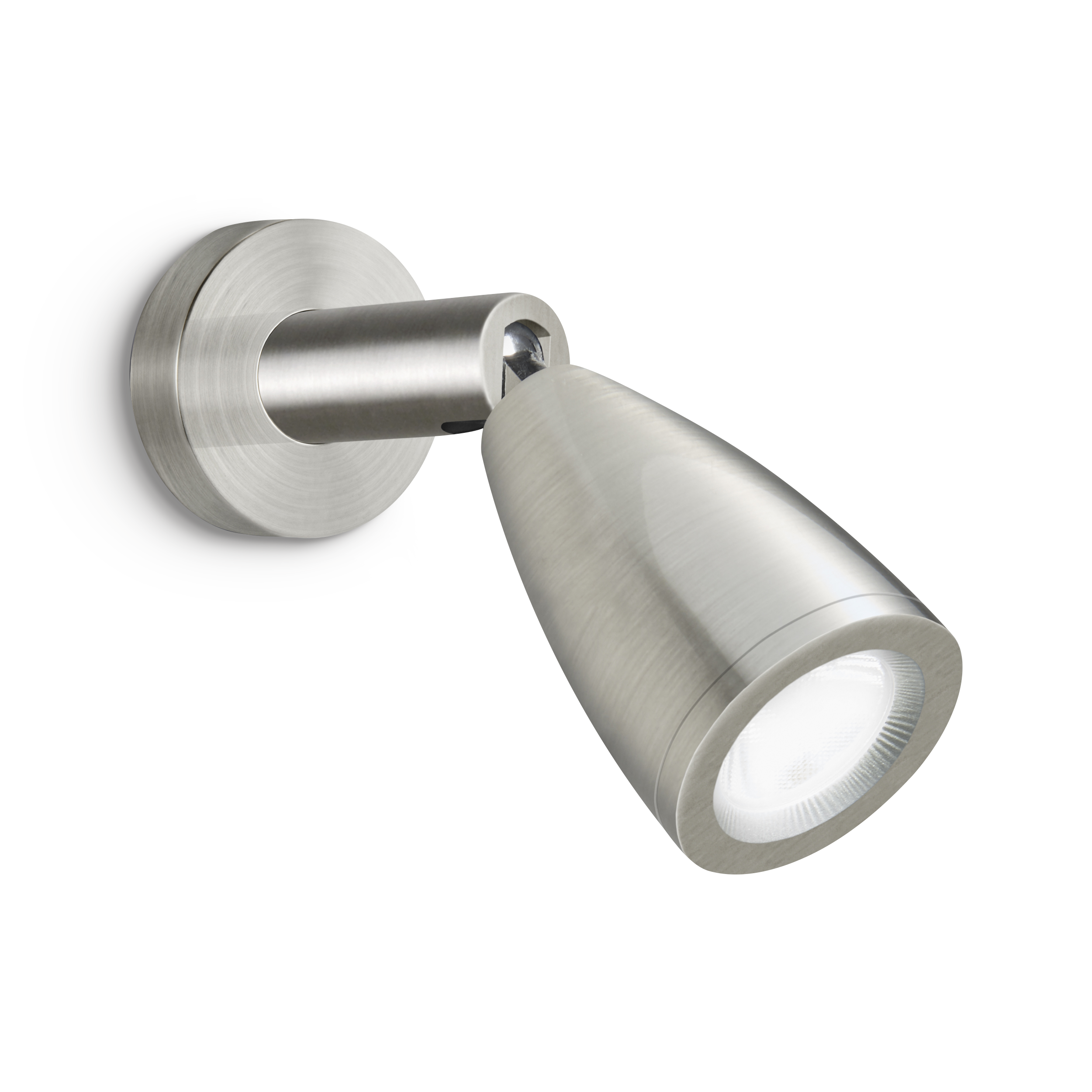 led-418-bn-primary Modern nickel reading light RNR05 - Image 1