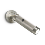 Modern black reading light with cylindrical head RKR08