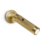 Modern black reading light with cylindrical head RKR09