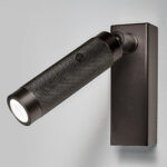 Modern black reading light with cylindrical head RKR11 - Image 2