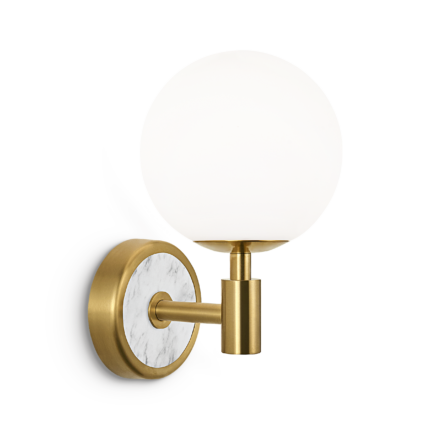 brass wall lamp,modern wall lamp,opal glass wall light,brass wall sconce,bedroom wall lamp,hotel wall lighting