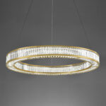 Modern bronze chandelier with ring frame CBR03 - Image 3