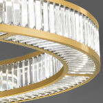 Modern bronze chandelier with ring frame CBR03 - Image 2